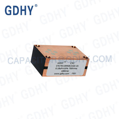 GDHY C41-BC3 0.18uF 700V 180KVar resembling Celem CSP180 for hardening machine Conduction Cooled Induction Power Capacitor
