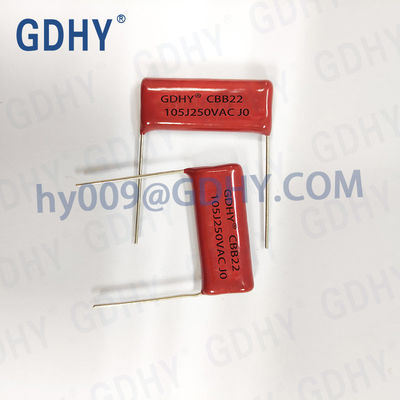 0.1uF 105nF CBB22 Polypropylene Film Capacitor 250VDC