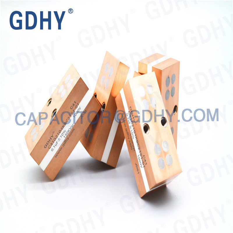 GDHY C41-BC2 0.1UF 1000V 150KVar resembling Alcon FP-4-150-SM/SP and Celem CSP150 Polypropylene Conduction-cooled Capacitor
