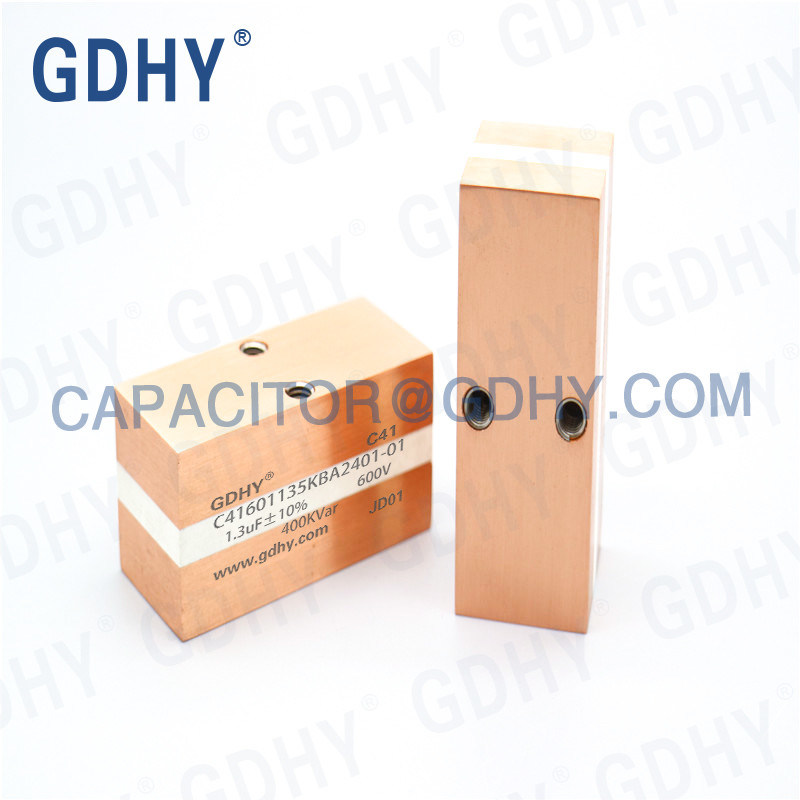 GDHY C41-BA2 1.3uF/600Vrms/400kVar Resembling Alcon FP-20-400/Celem CSP 150/400 Power Film Capacitor Cheap Induction Heater Capacitor