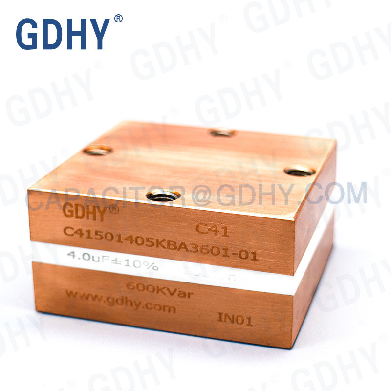 GDHY C41-BA3 4uF/500Vrms/600kVar resembling Alcon FP-29-600/Celem CSP-305A Power Film Capacitor Conduction Cooled Capacitor Induction Heat Treating Equipment Capacitor