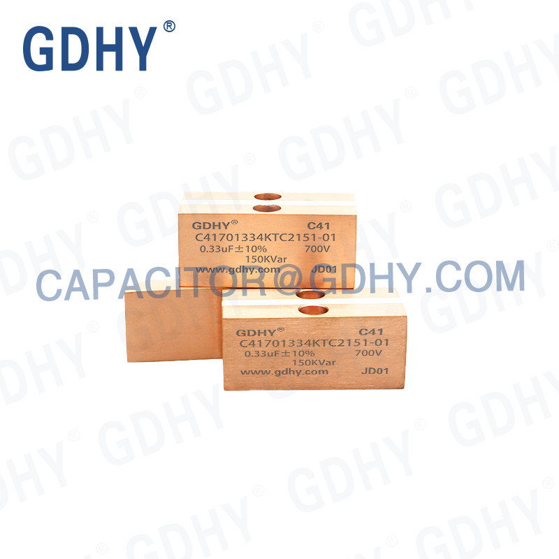 GDHY C41-TC2 0.33UF/700V/150KVAR RESEMBLING ALCON FP-4-150-SM/SP CELEM CSM150 Induction Heater Water Capacitor Induction Cooled Capacitor