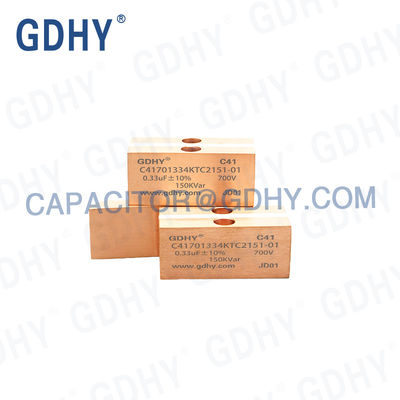 الجهد العالي GDHY 700VAC 0.33UF التوصيل المبرد مكثف