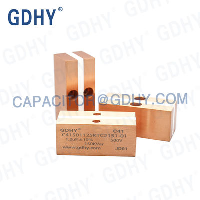 مكثف GDHY C41-TC2 1.2UF/500V/150KVAR يشبه ALCON FP-4-150-SM/SP CELEM CSM150 مكثف مبرد بالتوصيل