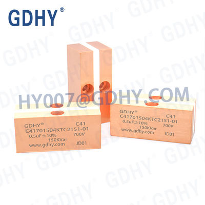 مكثف GDHY C41-TC2 0.5UF/00V/150KVAR يشبه ALCON FP-4-150-SM/SP CELEM CSM150 مبرد بالتبريد الفائق