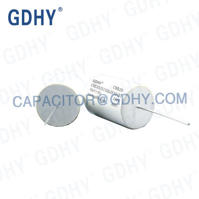 مكثف غشاء بولي بروبيلين ممعدن محوري GDHY CBB20 0.068UF/400VDC شبيه بـ VISHAY MKP1839 لراديو الصوت/مضخم الصوت